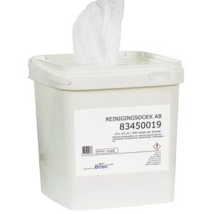 Antibacteriële doekjes 16x20 cm, emmer van 500 doekjes